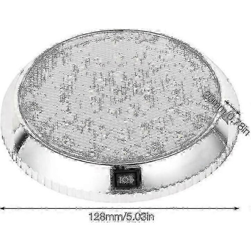 Caravan Roof Light 12V, 2 Pcs LED Interior Dome Ceiling Light with Switch 1