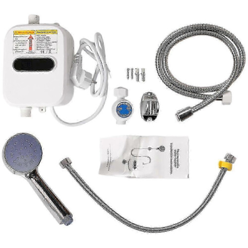 Chauffe-eau instantané de douche 3500 W, eau chaude électrique avec affichage numérique 1