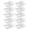 Practical Satin Stitch Feet for Machines 10pk 16