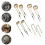 Coil set for induction heater - 8 heating inductor coils 2