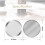 9 Pack Metal Reusable Coffee Filter Mesh for  Coffee Maker Espresso Maker, Silver 6