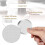 9 Pack Metal Reusable Coffee Filter Mesh for  Coffee Maker Espresso Maker, Silver 9