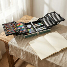 147pcs Stationary Set Crayons Pencil Set Drawing Colouring Pencils Crayon Set Colores Painting Art Watercolors Pen Portable Gift B