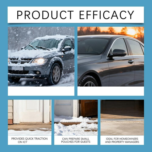 Ice Melt 100g Deicer for Sidewalks and Driveways, Compact Snow Melter with Consistent Performance (1pcs) 2