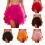 Modern High Low Mesh Skirt Practical Polyester-Rose Red M 3