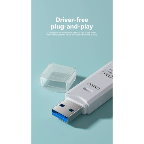 2 in 1 USB 3.0 Card Reader Micro TF sd card Reader usb adapter High Speed Cardreader TF Memory card For PC Laptop Accessories 2