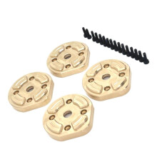 Kit de Contrapesos de Eje Delantero y Trasero de Latón para Actualización de Coche RC de 4 Piezas para Piezas de Juguete de Coche RC MJX 1/12 H12Y