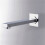 5X Messing Wandmontage Badkamer Bad Uitloop Vierkante Bad Uitloop Kraan Uitloop 8