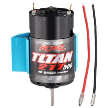 Moteur Ă Balais 550 avec Dissipateur Thermique pour Chenille RC 1:10 Axial SCX10 AXI03007 JL 90046 Slash TRX4 TRX6 21T