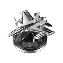 Désodorisant Solaire pour Voiture, Désodorisant en Alliage D'Aluminium pour Avion, Diffuseur D'Aromathérapie de Parfum de Voiture