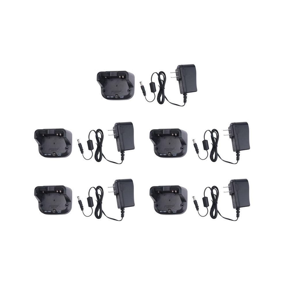 5X Bc-193 Liion Battery Fast Dock Charger For Bp-265 Bp263 Radio Ic-V80 V80e T70a T70e Us Plug 4711459467264