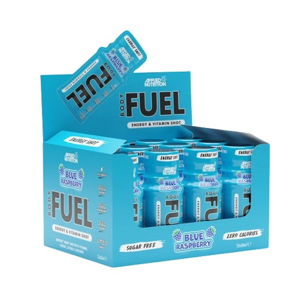 Applied Nutrition Blue Body Fuel Energy Shots 12X60ml - Raspberry - Image 5