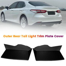 1Pair Rear Access Cover Outer Tail Light Trim Plate 81497-06030 81498-06030 for Camry 18-21 LHD Runk Rain Gutter