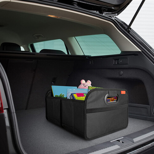 Space Saving Expandable 35 Liter Car Rear Compartment-Gray 2