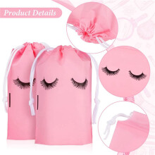 300Pcs Lash Bags for Clients Lash Goodie Bags for Clients Lash Aftercare Bags Eyelash Extensions Makeup Bags