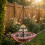 Solar Energy Bird Bath Fountain Feeder Create Charm-Blue 7