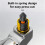 90 Degree Tipped Right Angled Screwdriver Adapter-Extra. long . 6