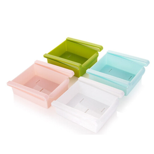 TM15010 Refrigerator Pull-Free Storage Box Drawer Egg Storage Freezer Box(White) 1