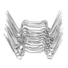 50 stuks roestvrijstalen W-clips voor kassen, veerklemmen voor beglazing en glasframes - Speciaal cadeau