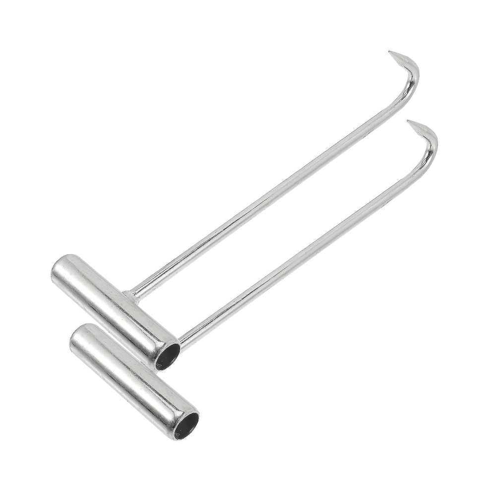 2 Pcs Xtool Manhole Lift Hooks Lifter Hook Door Lifting Hook Manhole Cover Lifter Drain Cover Lifting Hooks Sewer Lid Hook_special Gift 6902344719669