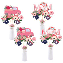 20pcs Mother'S Day Decorative Vase Paper Insert Scene Layout Party Supplies_Special Gift