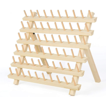 Garnrollenhalter aus Holz für 60 Spulen, Nähgarnorganizer zum Nähen, Quilten, Sticken, Haareflechten – ein besonderes Geschenk