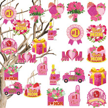 12 pezzi Nuovo ciondolo decorativo per la festa della mamma, ciondolo decorativo per regalo della festa della mamma_Regalo speciale