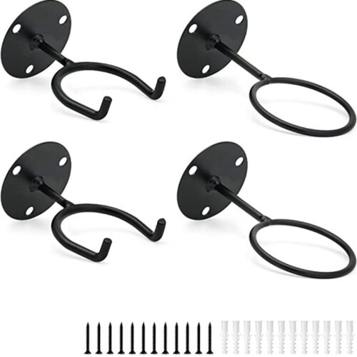 4pcs Wall Mounted Baseball Storage Rack Golf Baseball Storage Rack Display Rack For Storage_Special Gift