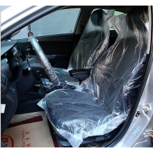 Lot de 20 housses de siège auto jetables en plastique transparent, imperméables, résistantes à l'huile et à la poussière - Cadeau spécial
