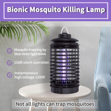 Lampada antizanzare a LED, lampada elettrica antizanzare per casa, ristorante, hotel, tipo di trappola fisica per mosche e zanzare_Regalo speciale