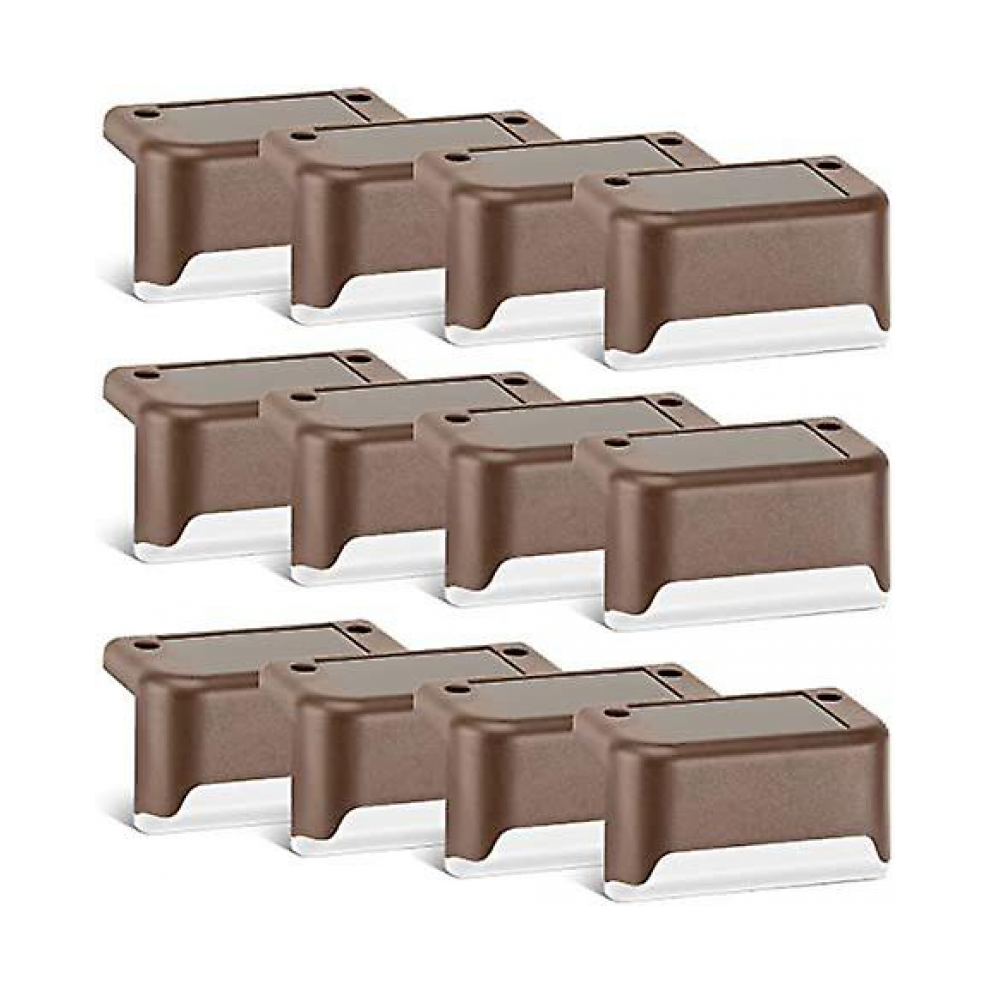 12 Pack Solar Lights Outdoor, Waterproof Led Lights For Outdoor Stairs, Steps, Fence, Yard, Patio_Special Gift