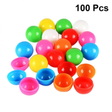 100 bunte Bälle (3 cm Durchmesser) – Party-Spielball-Requisite (5 Farben, gemischte Packung) – Besonderes Geschenk