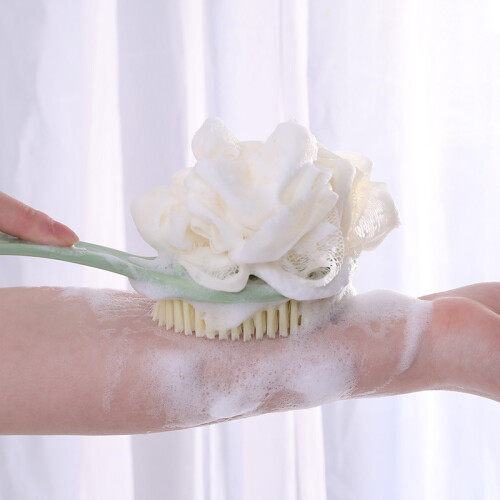 3pcs Bath Brush Long Handle Soft Bristle Bath Brush Long Handle Bath Brush Scrub Back_Special Gift 1