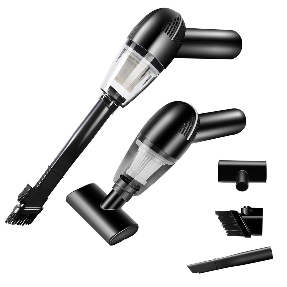 9000Pa Car Vacuum Cleaner 120W Handheld Cordless Rechargeable Vacuum Cleaner Car And Home Dual-Use Wet And Dry_special Gift Black 6902344724915