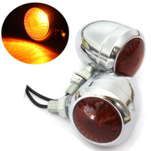 Paar 12V Motorrad-Blinkerleuchten, kompatibel mit Harley-Davidson – Besonderes Geschenk