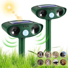 Ultrasonic Deer Repeller - Pack Of 2 - Solar Powered - Get Rid Of Deer In 48 Hours_Special Gift