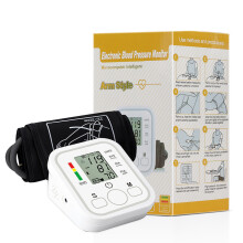 Misuratore di pressione sanguigna, bracciale extra large per braccio, misuratore di pressione digitale per uso domestico con funzione vocale_Regalo s
