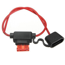 Portafusibili per auto, tipo a lama, in linea 6-32V con compatibilità fusibili da 10/15/20/30A, prese di corrente impermeabili_Omaggio speciale