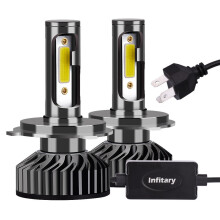 INFITARY 12V H4 H7 H11 COB LED Car Headlight Bulbs Super Bright Modified Auto Light F2_Special Gift