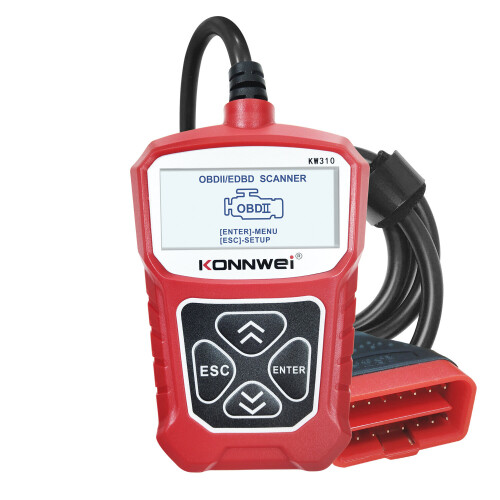 KONNWEI KW310 OBD2 Car Diagnostic Scanner EOBD Scan Tool DTC Engine Code Reader Voltage Test Built-in Speaker_Special Gift 1