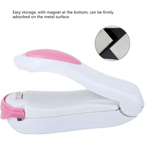 Portable Mini Heat Sealing Machine Packing Plastic Bag Impulse Sealer(Blue) 2