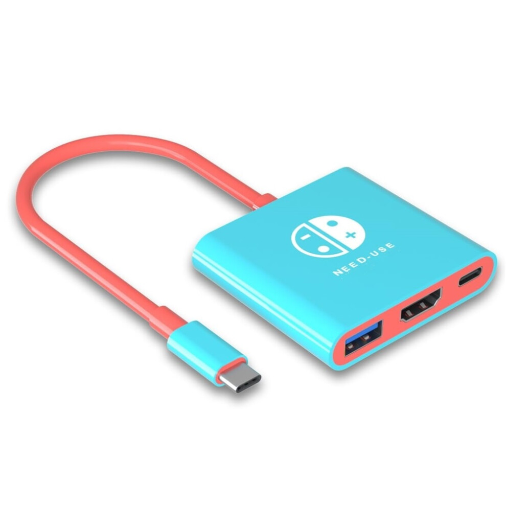 Zytweed Tv Docking Station For Nintendo Switch/Steam Deck, Charging Dock With Hdmi Output, Portable Travel Adapter Light 6281968682505
