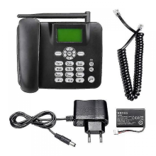 High Quality Fixed Wireless Phone 4g Desk Phone Support Gsm compatible 850/900/1800/1900mhz Sim Card Cordless Phone With Antenna Radio Clock_Special