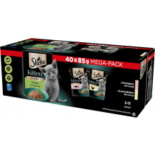 SHEBA Kitten Selection of Flavors in Sauce - wet cat food - 40x85 g