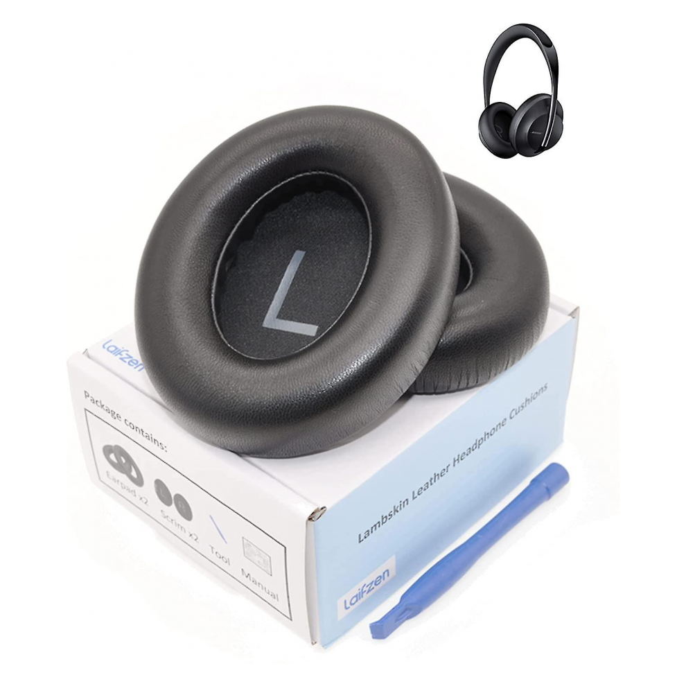 Lambskin Nc 700 Earpads Real Leather Ear Pads Cushions Sheepskin Replacement Cups Compatible Bose Nc700 Noise Canceling Headphones (Black)_Special Gi Black 6902344723970