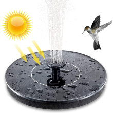 stuks Solar Fonteinpompen, Waterornamenten op zonne-energie met 7 sproeiers voor de tuin, Drijvende vijverpomp op zonne-energie voor vogelbad, zwemba