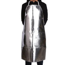 Hittebestendig schort (1000C), hittebestendig aluminiumfolie schort, werkschort voor hoge temperaturen, veiligheidsschort voor de productie, speciaa