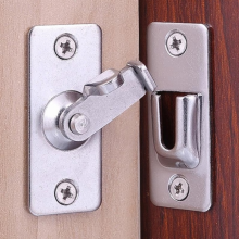Heavy-Duty 304 Stainless Steel Door Lock Latch, 90 Degree Buckle flip Latch Right Angle Door Latch Lock Lever Latch Heavy Duty Safety Door Lock_Speci