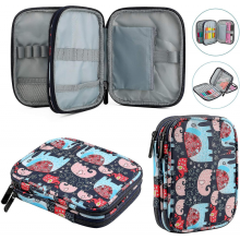 Crochet & Knitting Needles Case With Oxford Fabric, Well Made & Easy Access, Portable Crochet Storage Organizer For Carrying Crochet Hooks Set, Other