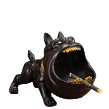 Social Bully Dog Ashtray New Creative Personality Windproof And Fly Ash Proof Internet Celebrity Ashtray Ins High Aesthetic Value_Special Gift